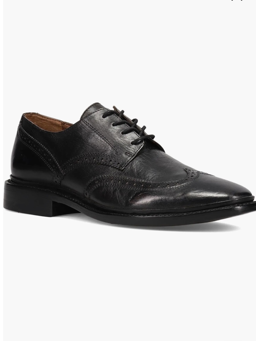 Frye Men Paul Wingtip Derby leather black size 8 new